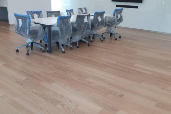 engineered wood flooring at dyson manufacturing Johor